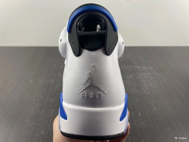 Cheap TBK Retro 6 Sport Air Jordan (2014) Blue 384664-107 0711